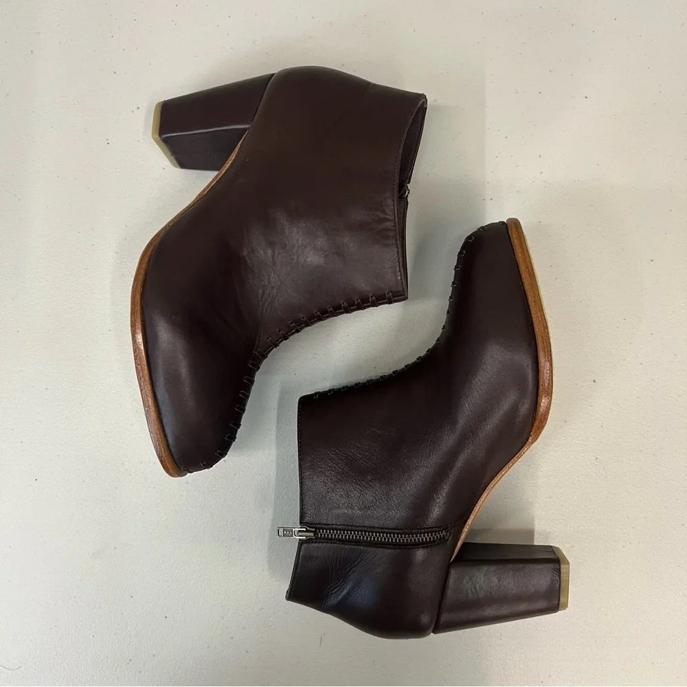 BaliElf ELF Monte Carlo Made by‎ Hand Dark Brown Leather Boots Size 7.5